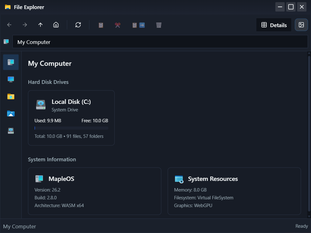 File Explorer primary screenshot