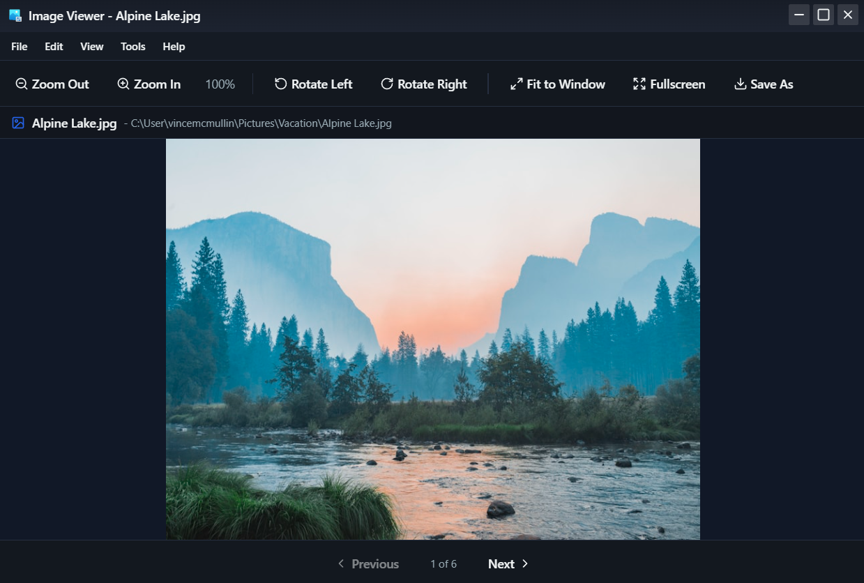 Image Viewer primary screenshot