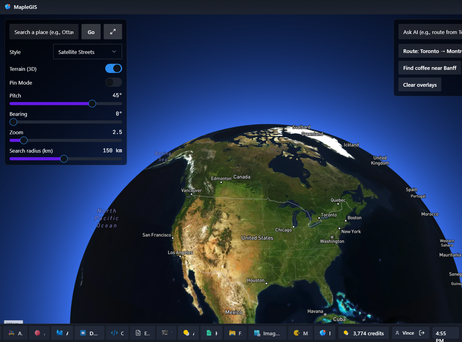 MapleGIS primary screenshot