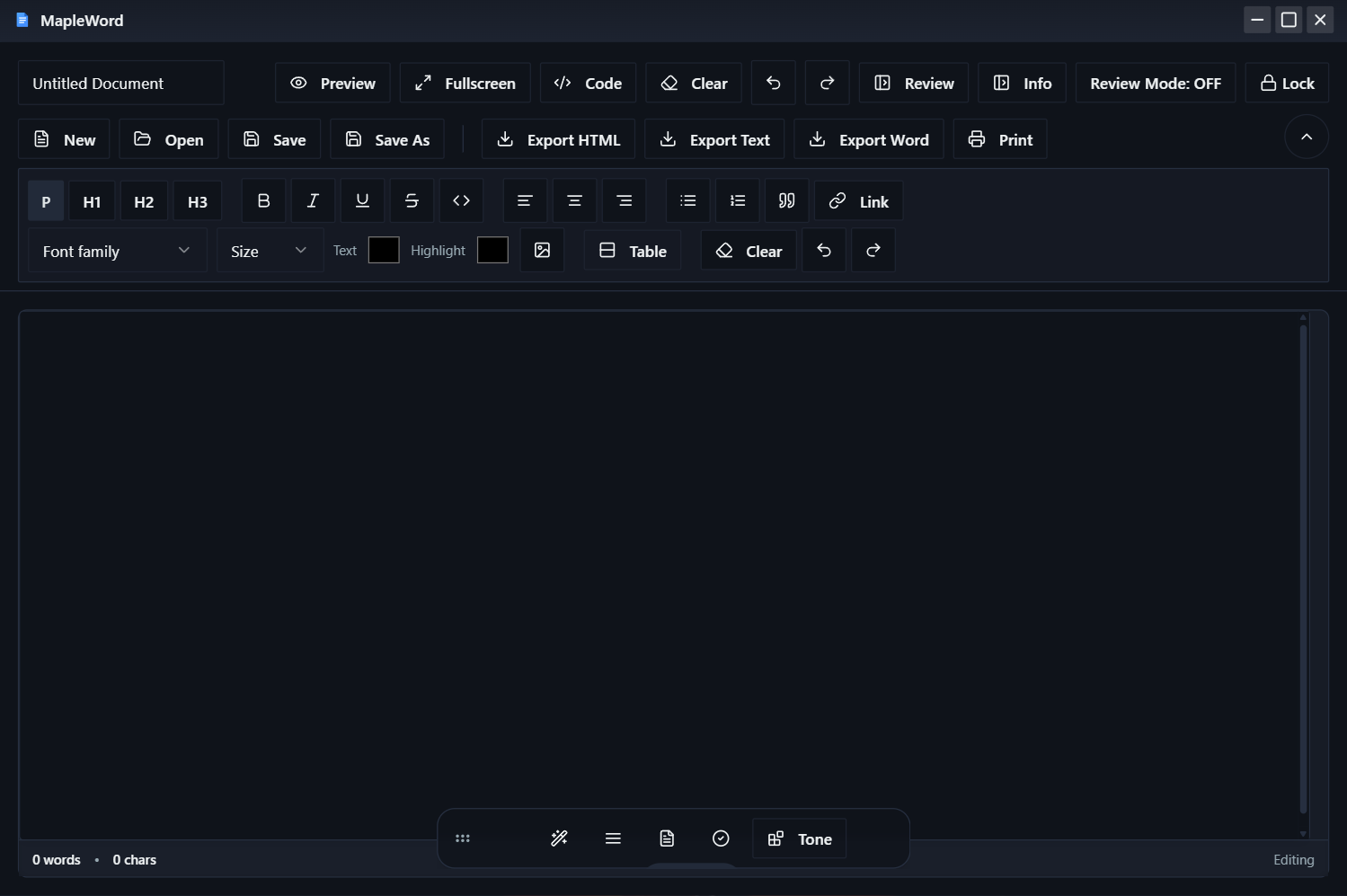 MapleWord primary screenshot