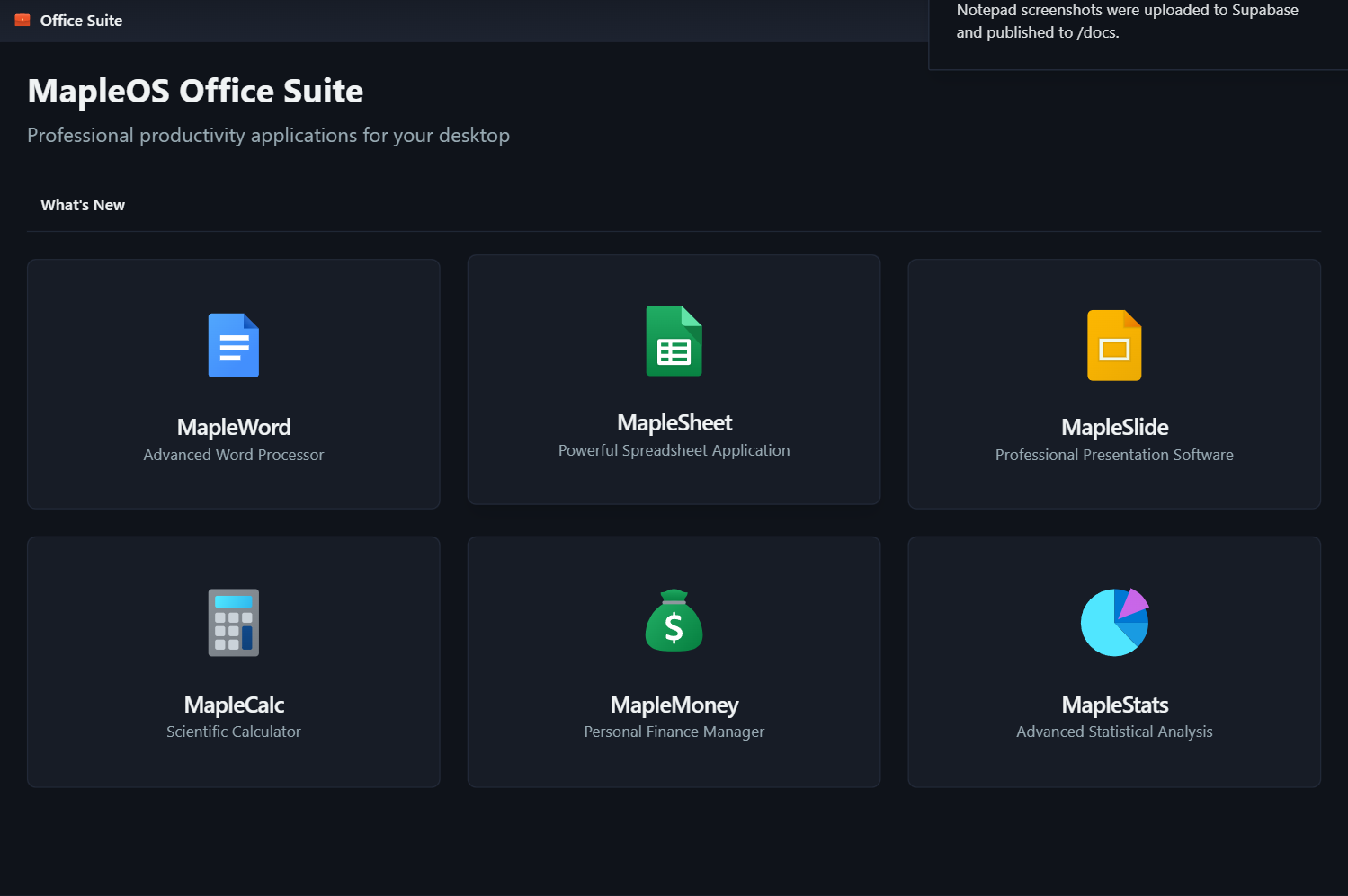 Office Suite primary screenshot