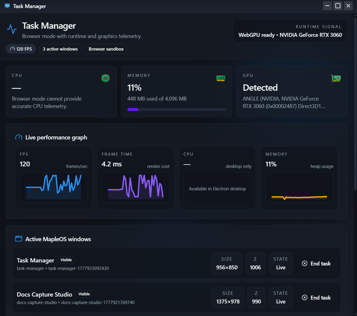 Task Manager primary screenshot